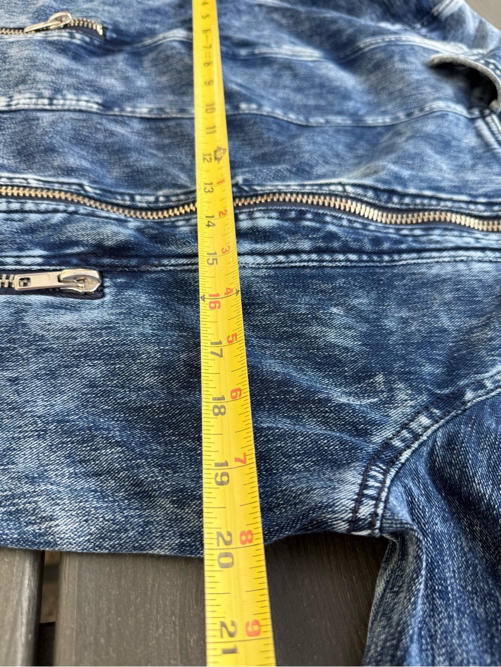 Liverpool Bradford Moto Denim Jacket XL | Like New - Picture 15 of 16